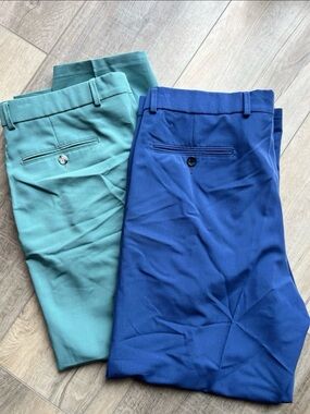 Maurices Chinos in Teal and Royal Blue